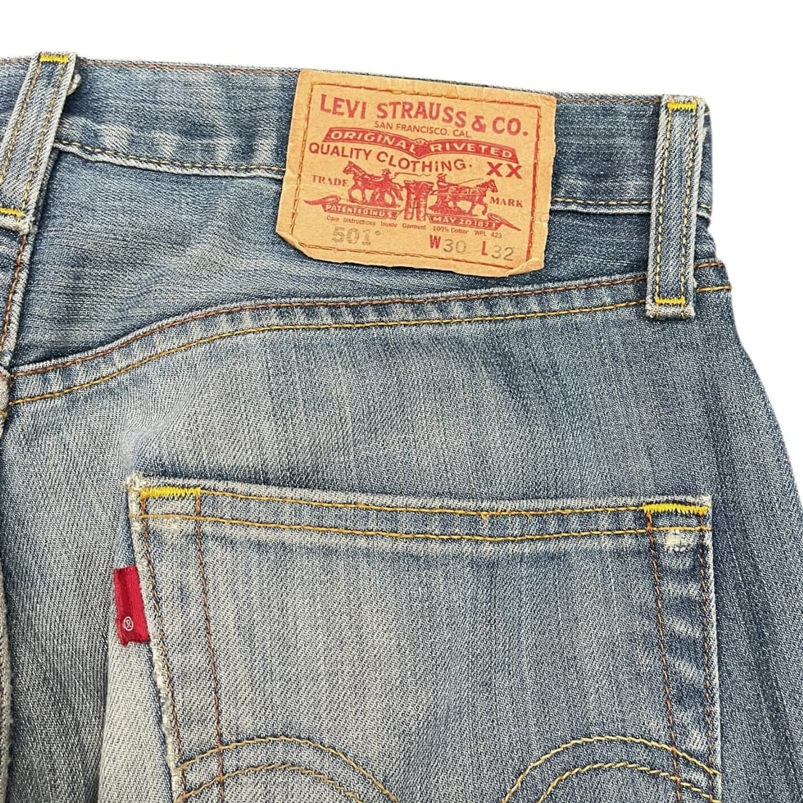 00s 리바이스 501 블랭크탭 데님팬츠 상품이미지4