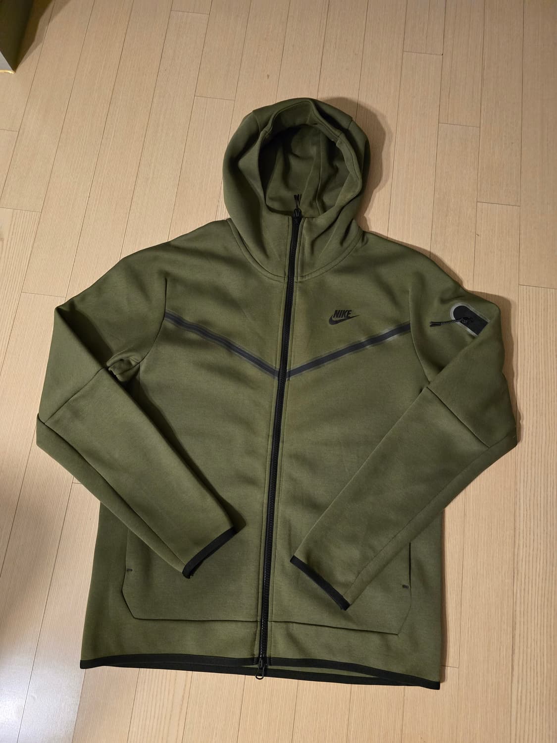 나이키 테크 플리스 V시즌 올리브 셋업 M 상품이미지4