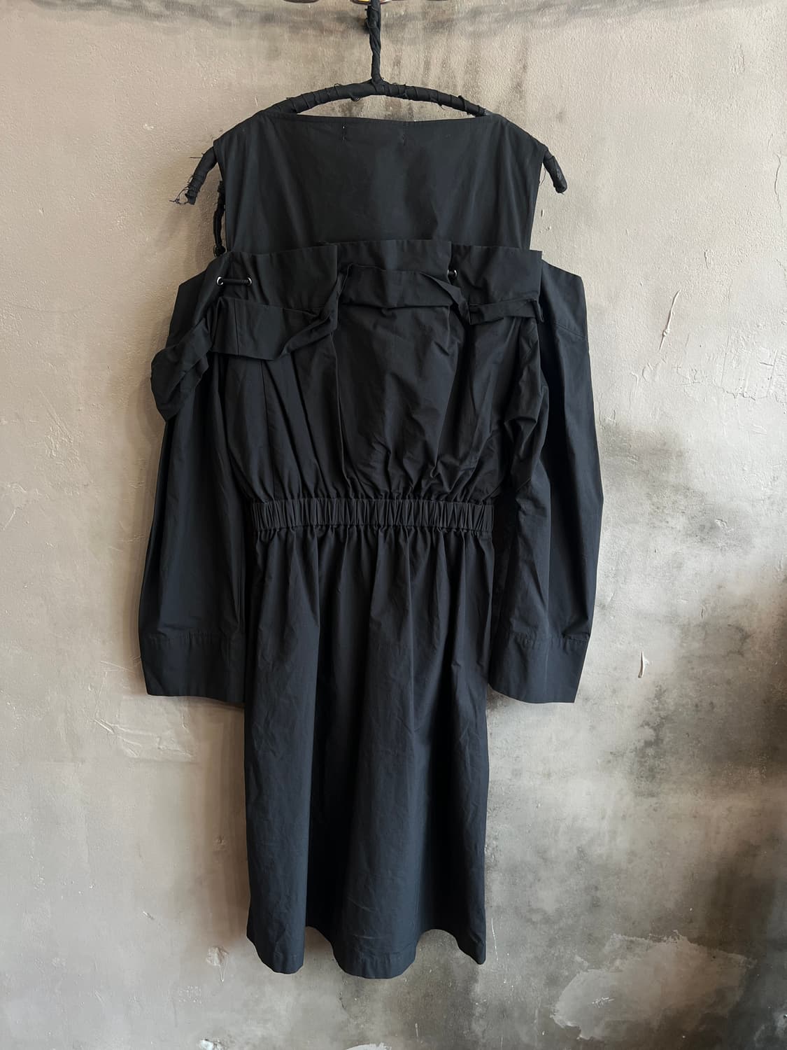 후세인 샬라얀 드로스트링 레이어드 드레스 상품이미지6