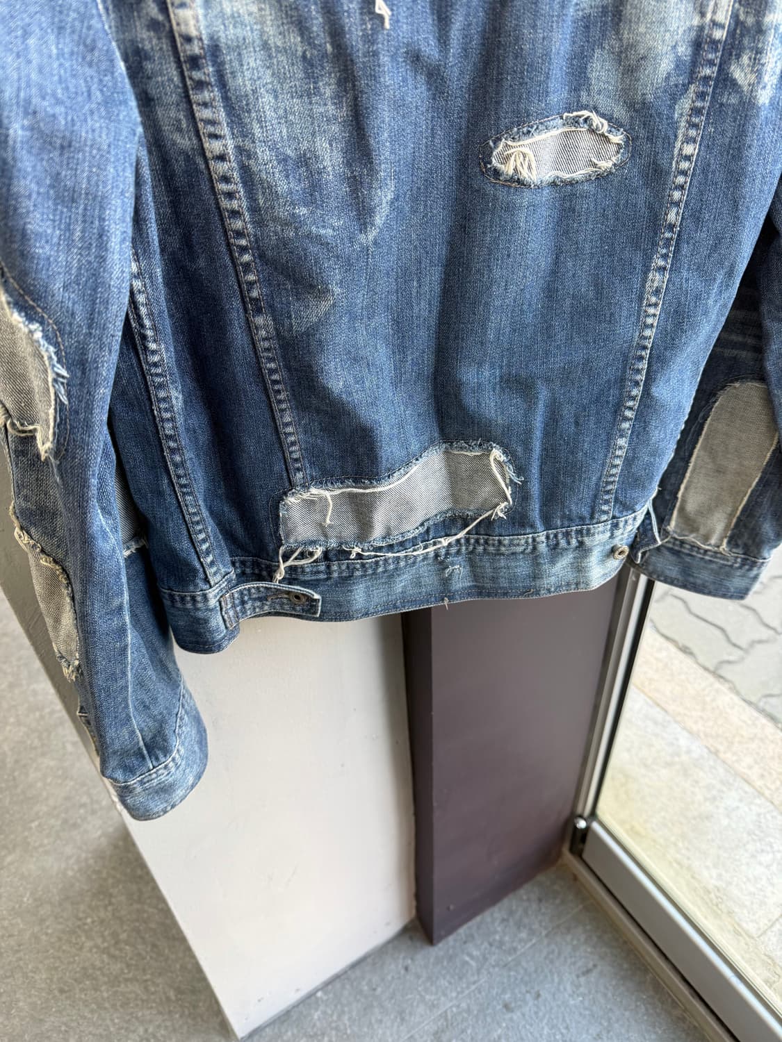 S/ 돌체앤가바나 04AW 디스누빔 데미지 데님 자켓 상품이미지9