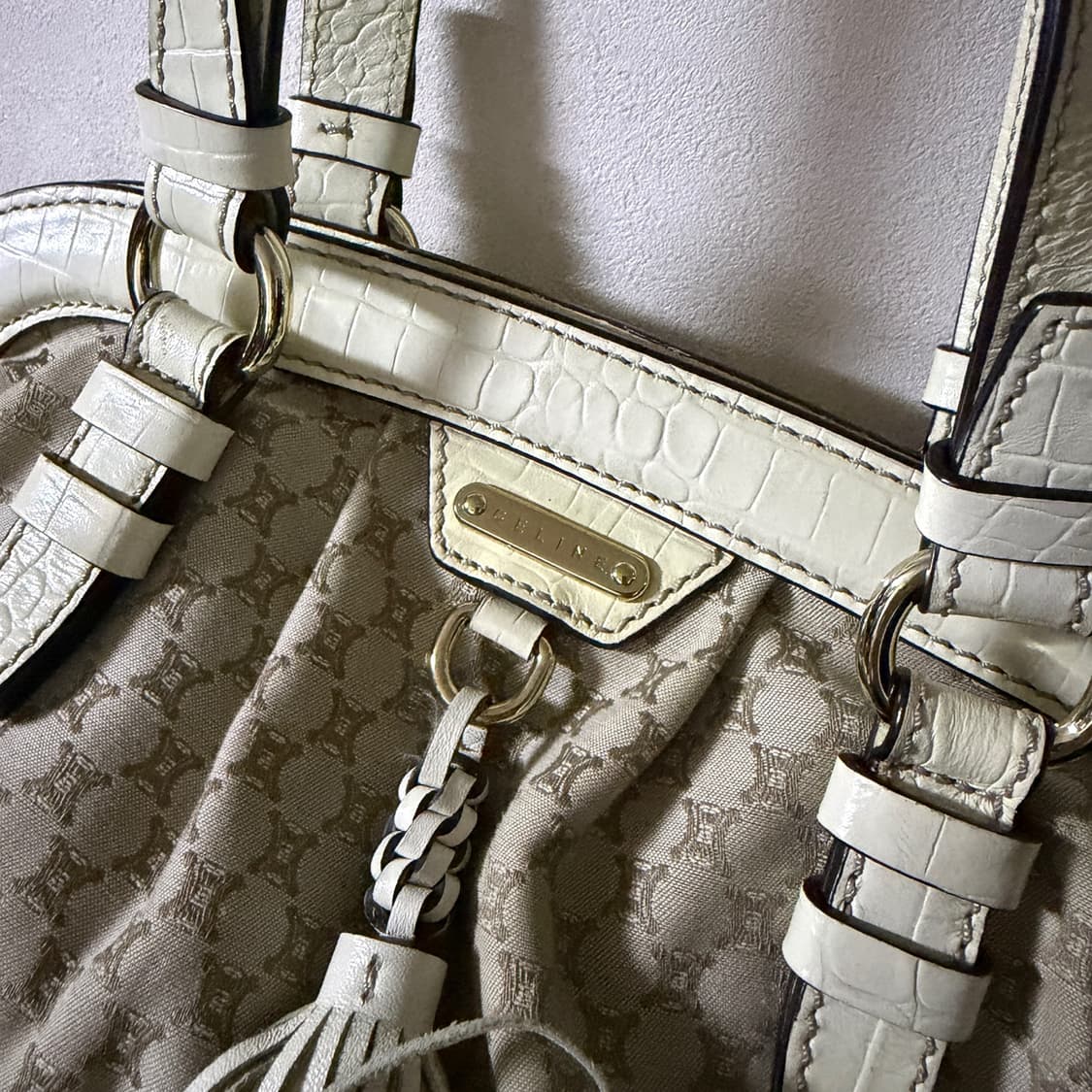 셀린느 마카담 캔버스 태슬 프레임 숄더&토트 사첼백 상품이미지8