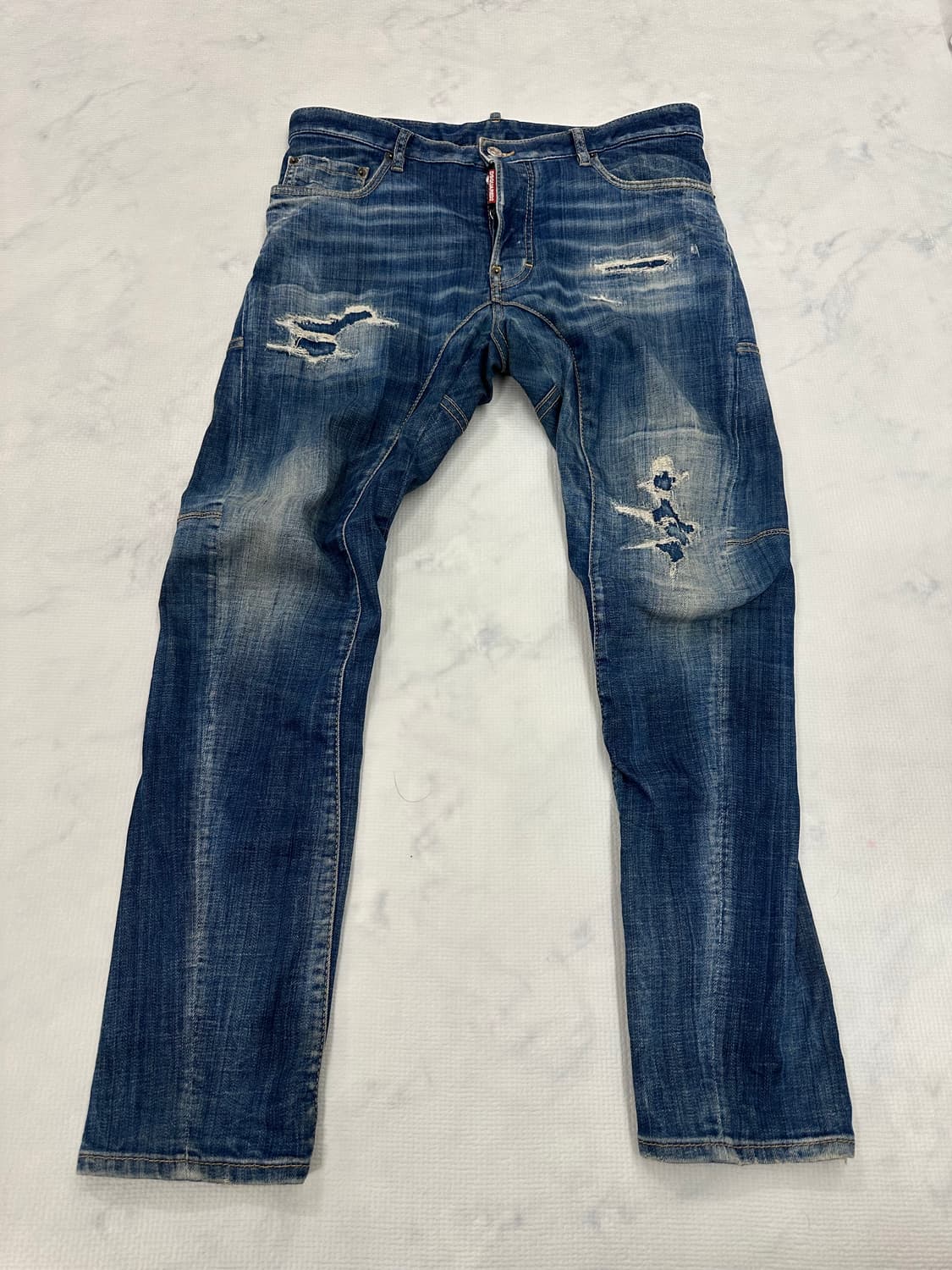 [정식수입 정품] 디스퀘어드 타이디 바이커 진 48 사이즈 상품이미지1