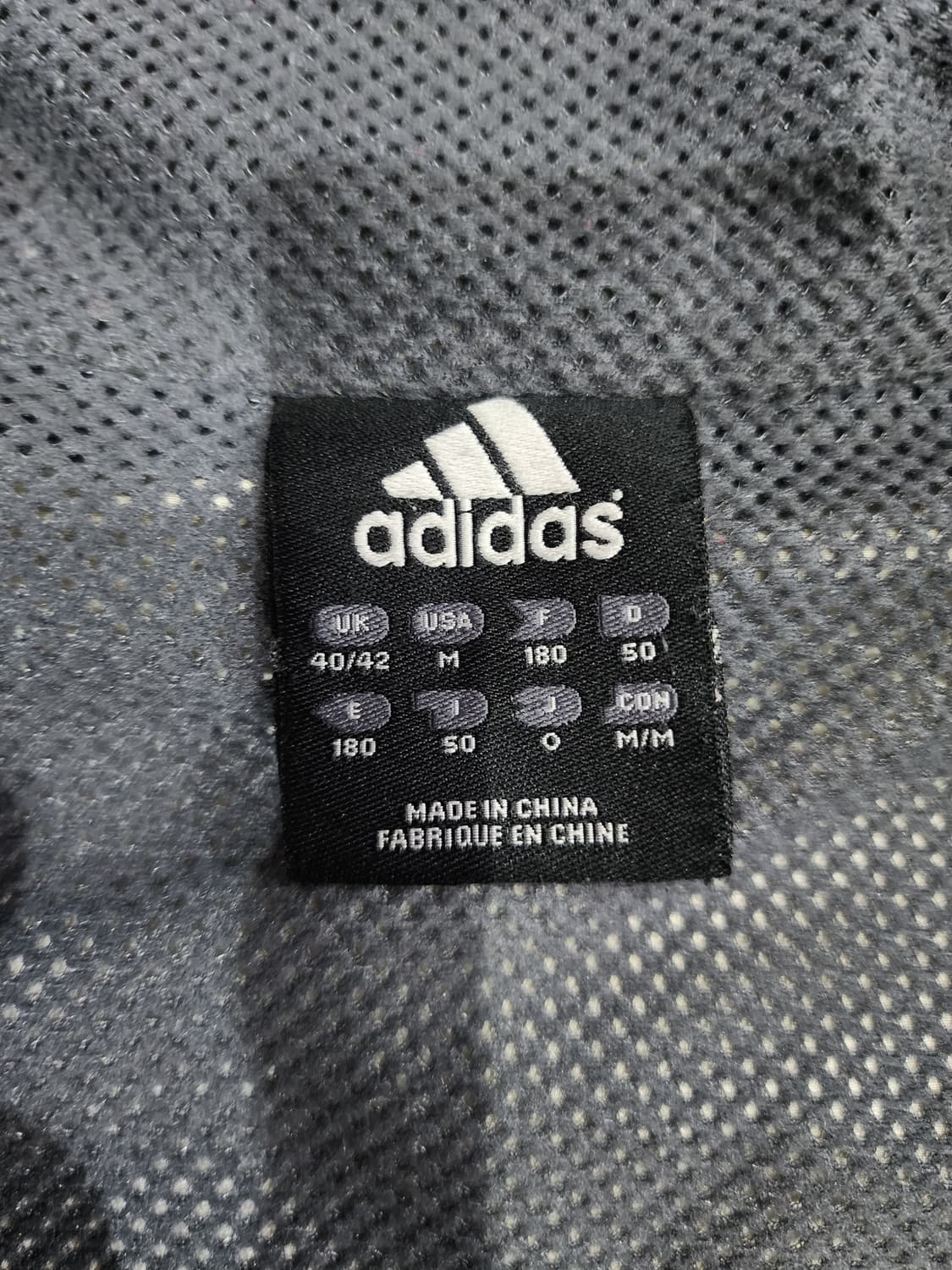 아디다스 빈티지 올드스쿨 코코아 윈드브레이커 바람막이 USA M 상품이미지8