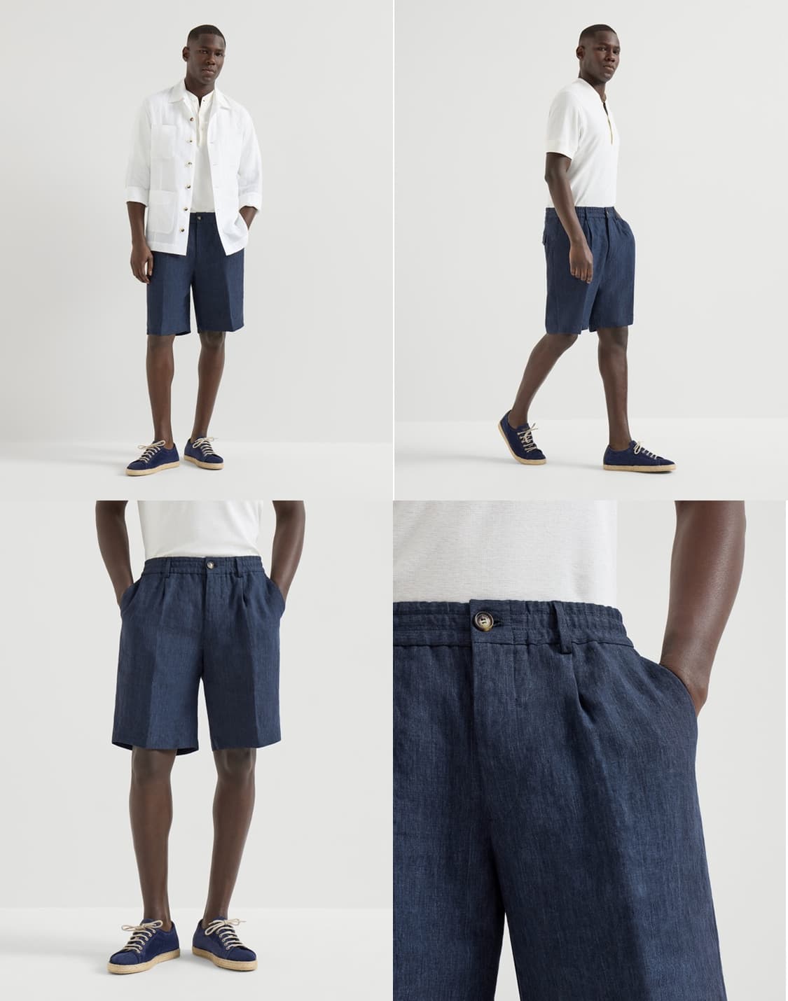 브루넬로 쿠치넬리 / 드로우스트링 버뮤다 반바지 / 50 (새상품) 상품이미지4