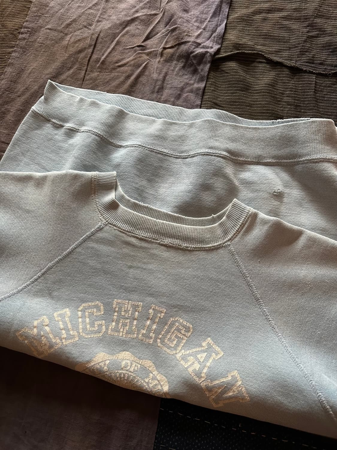 60s MICHIGAN Vintage Half Sweat Shirts 상품이미지7