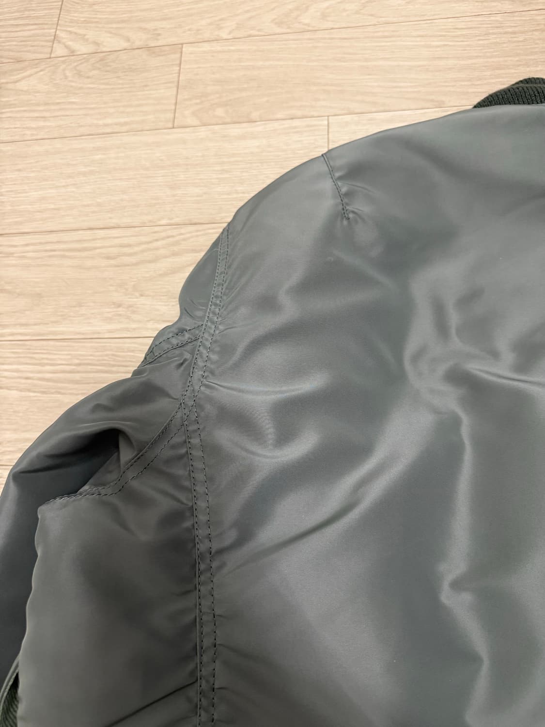 사카이 시어링 카키 봄버 자켓 (2) 상품이미지6