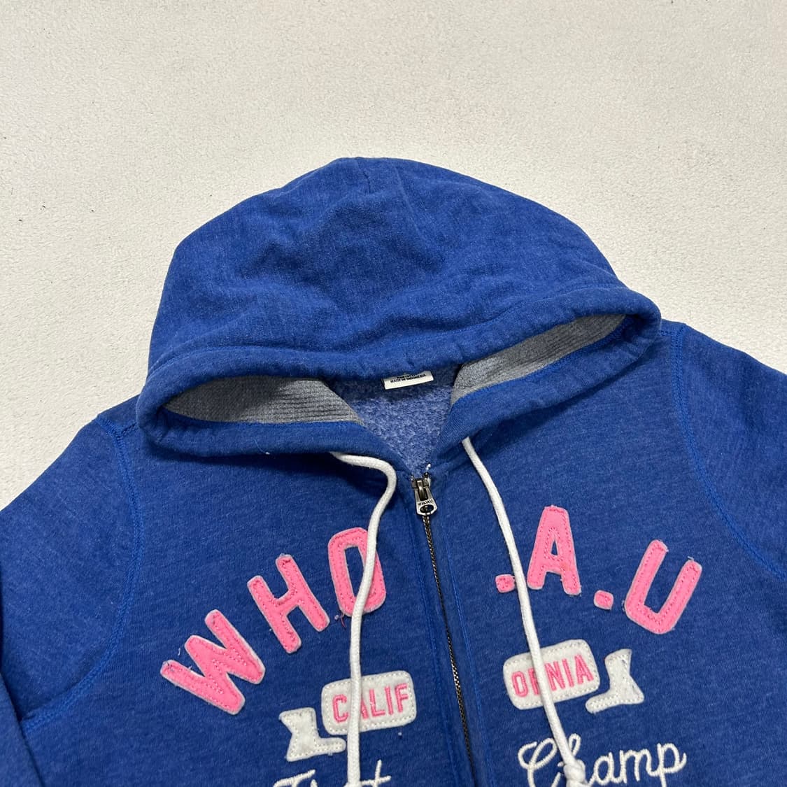 Who.A.U Blue Zip Hoodie 상품이미지5