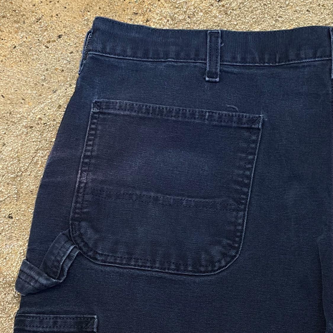 00s USA 빈티지 칼하트 샌드스톤 싱글니 더블니 워크팬츠 상품이미지8