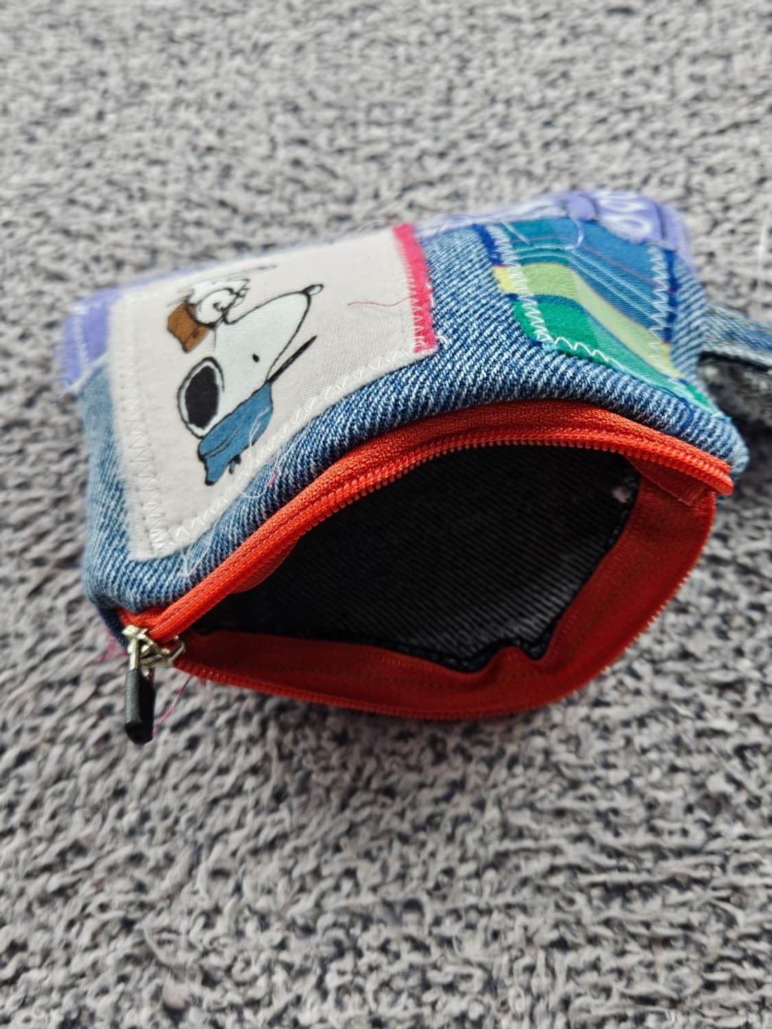 핸드메이드 리워크 커스텀 패치드 키링 월렛 ( 13X10 )/ 10727 상품이미지5