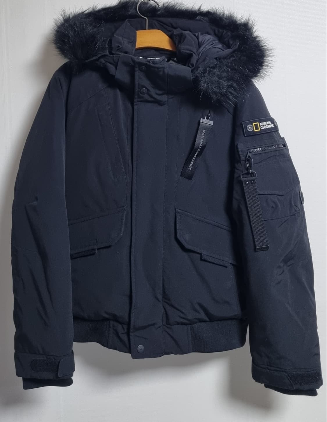 S ) 내셔널지오그래픽 블랙 덕다운 오리털패딩 상품이미지1