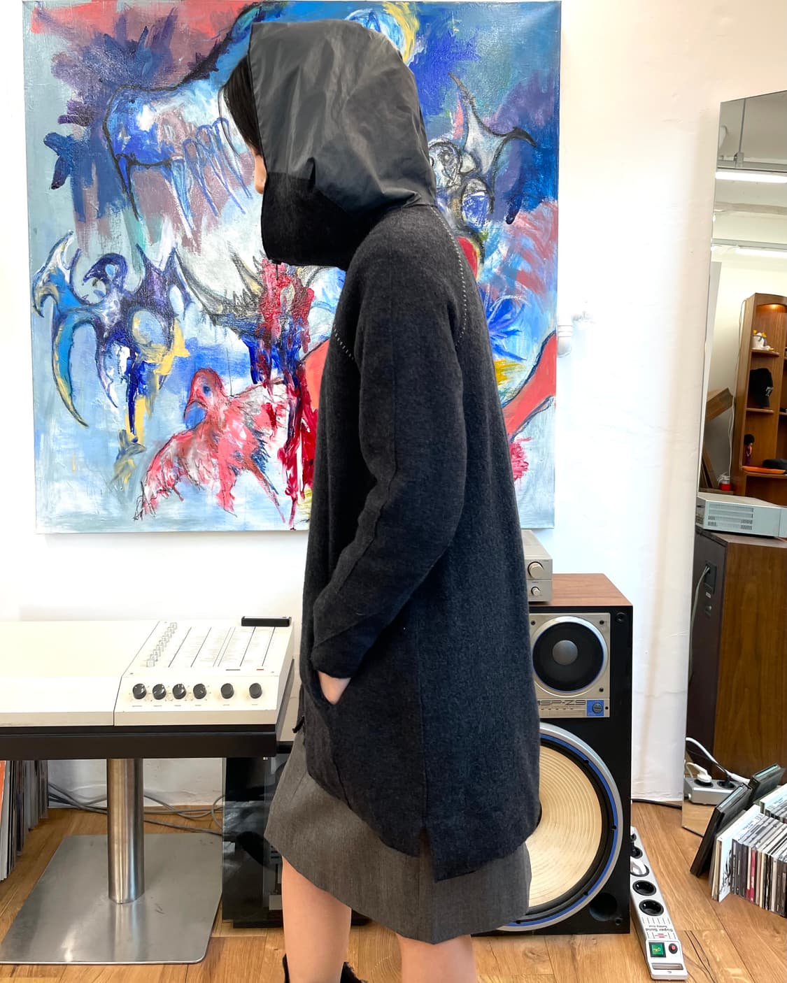 [42] 트랜짓 울 후드 코트 상품이미지2