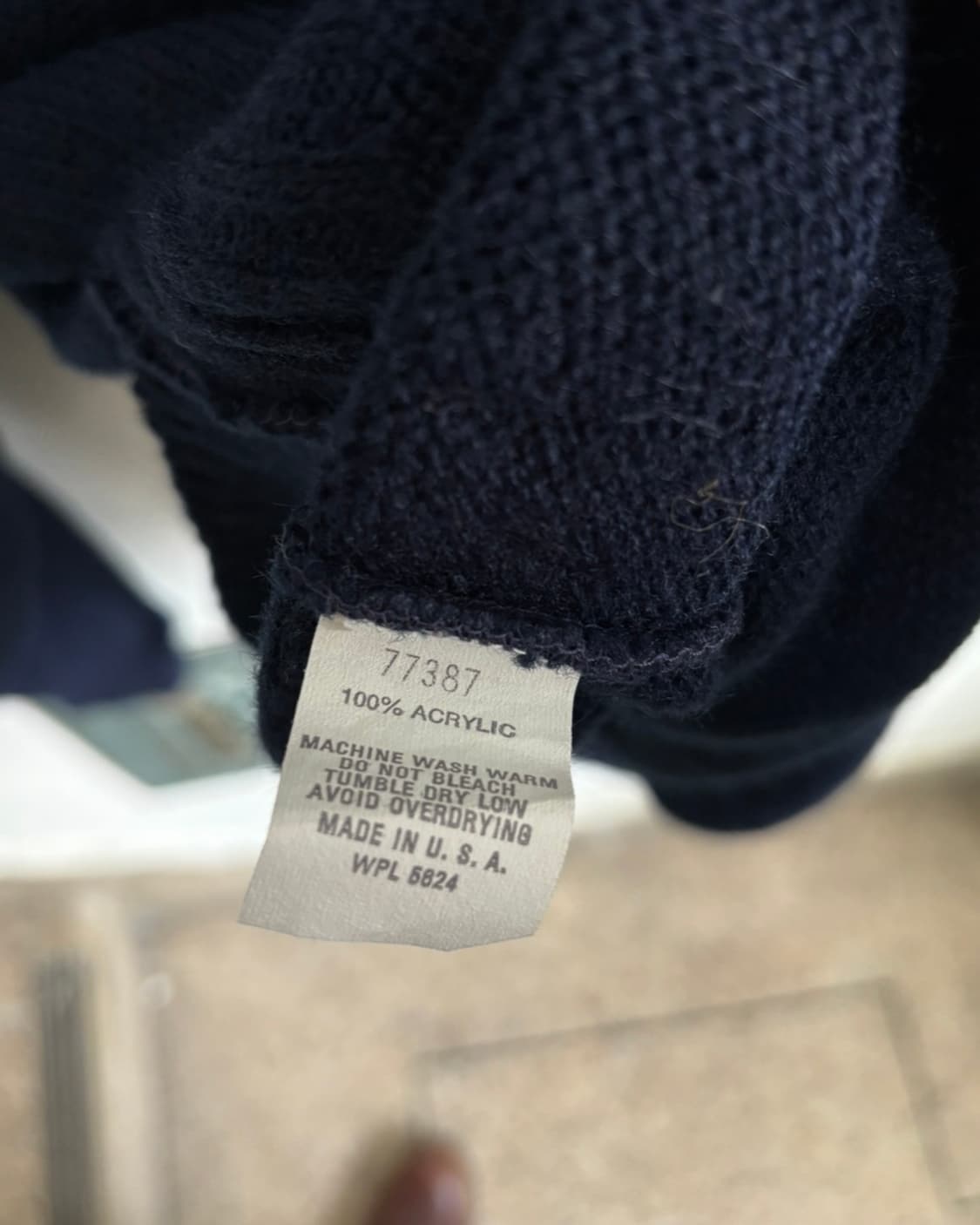 80s Wrangler Acrylic Sweater 상품이미지5