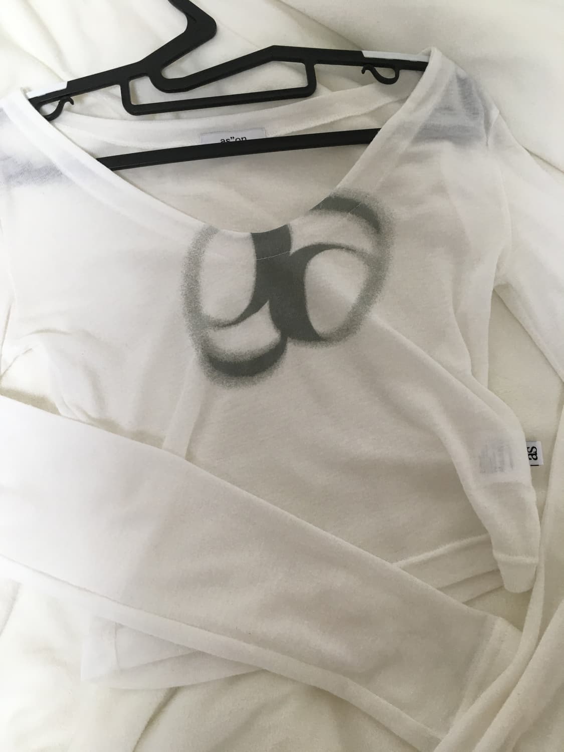 애즈온 시스루 티 상품이미지1