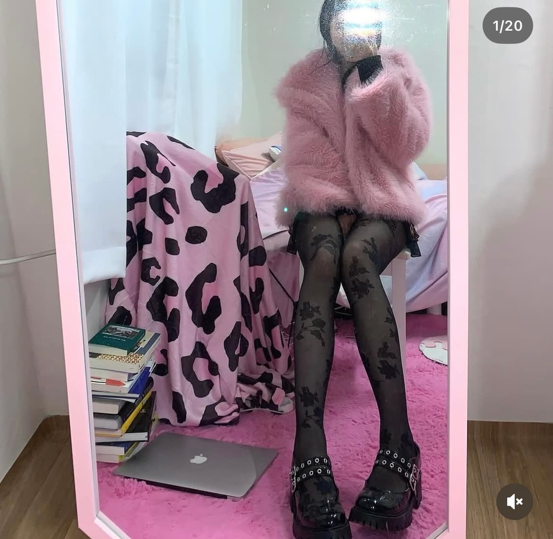 핑크퍼자켓 상품이미지1