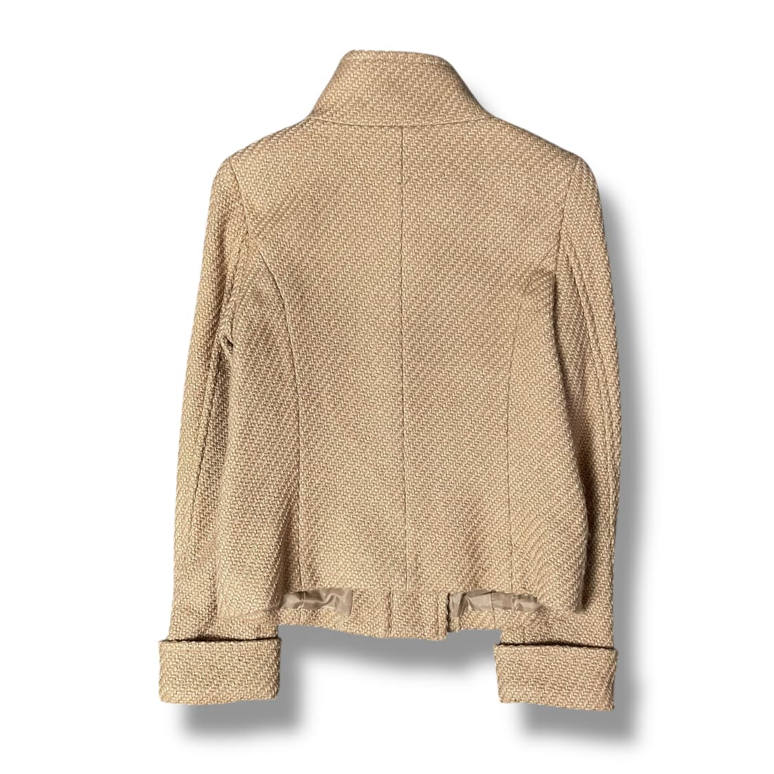 P&D 베이지 헤링본 스탠드카라 자켓 상품이미지2