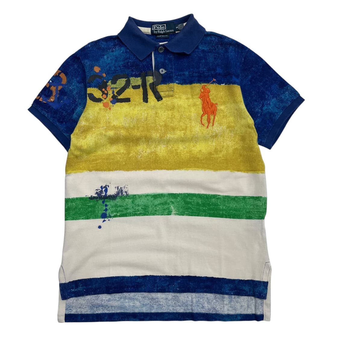 폴로 랄프로렌 오렌지 빅포니 페인팅 pk티 S 상품이미지2