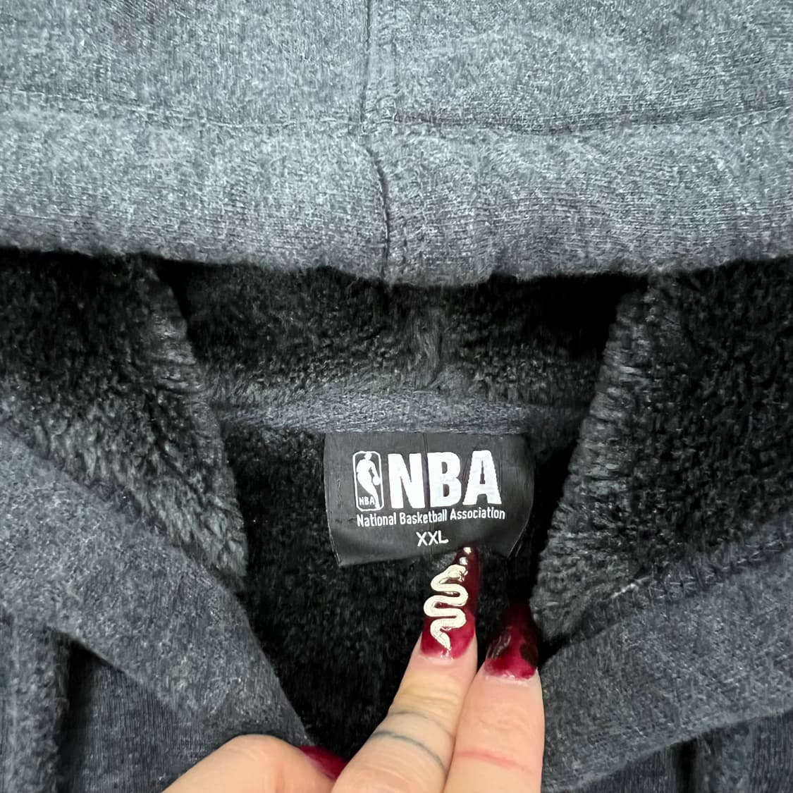 NBA 보아털 후드집업 상품이미지2