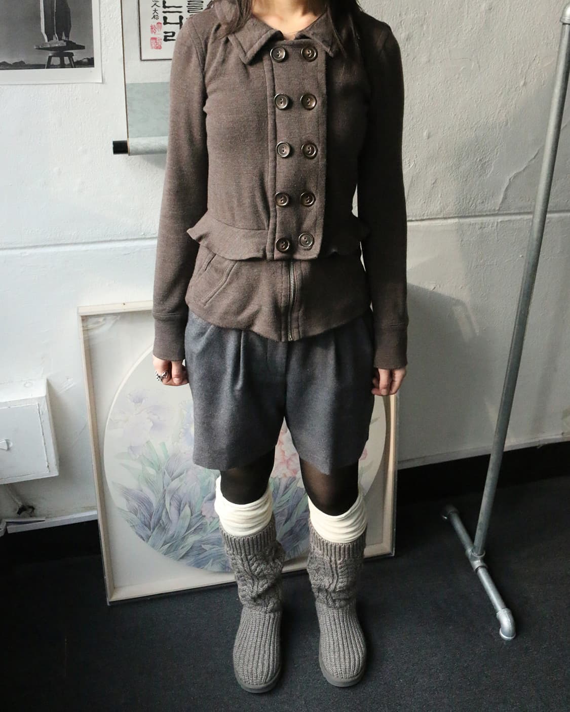 마크 제이콥스 더블 버튼 니트 자켓 상품이미지3