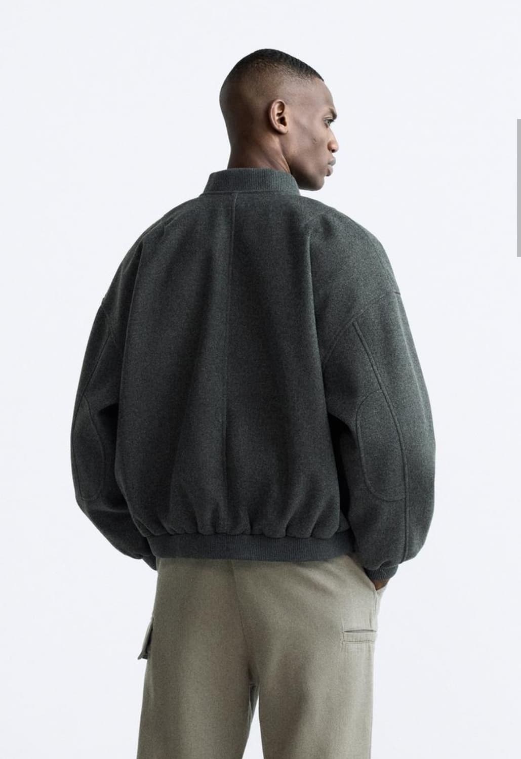 자라 울 봄버 항공자켓 M 상품이미지8