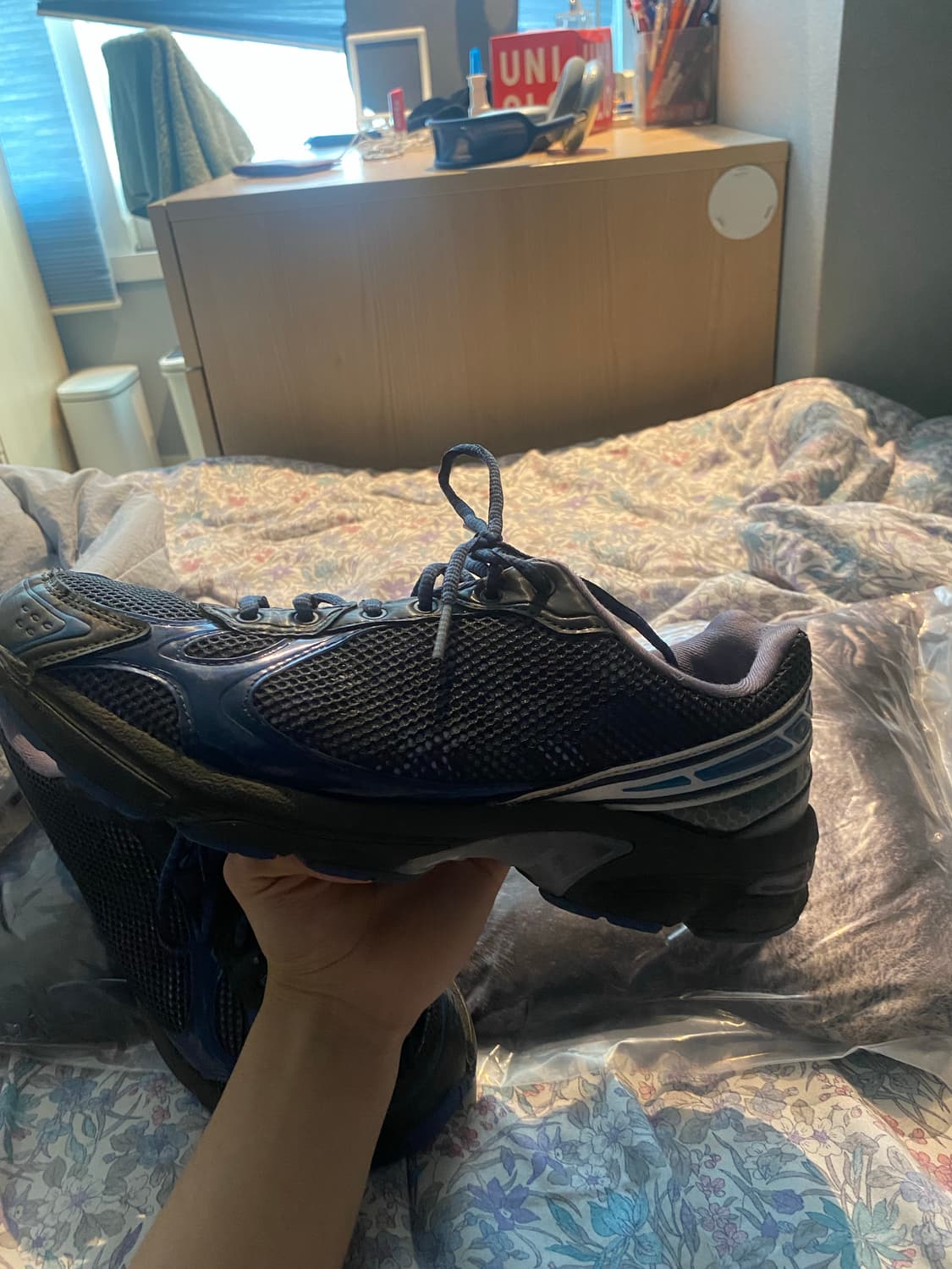 아식스 UB4-S 젤 1130 그라파이트 그레이 275 급처 상품이미지7