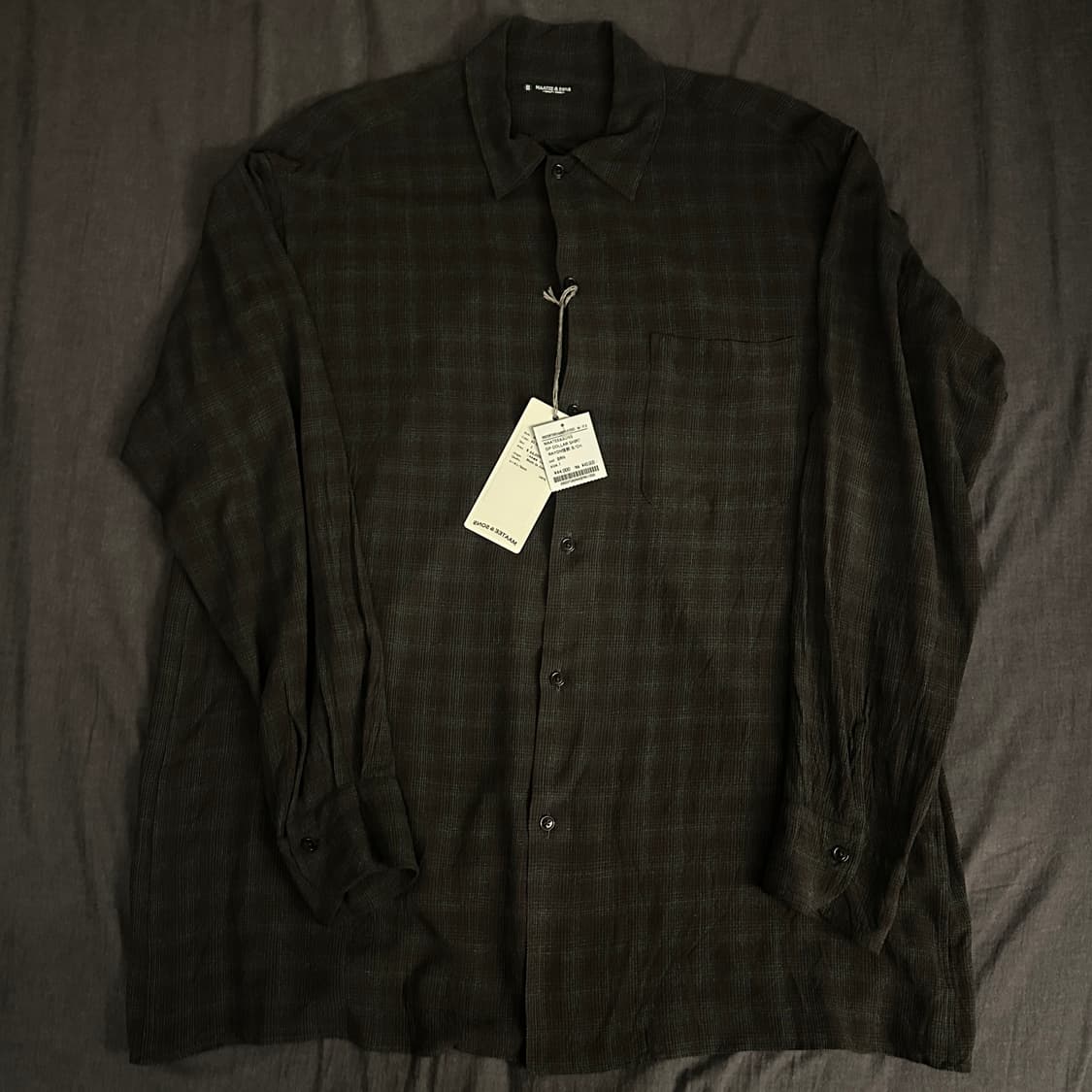 [1] MAATEE&SONS 마티앤선즈 오픈 카라 강연 레이온 셔츠 상품이미지9