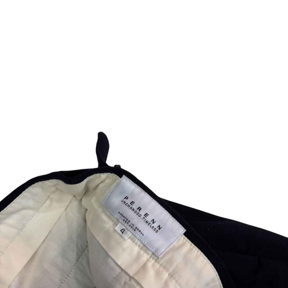 퍼렌 네이비 투 턱 울 슬랙스 상품이미지3