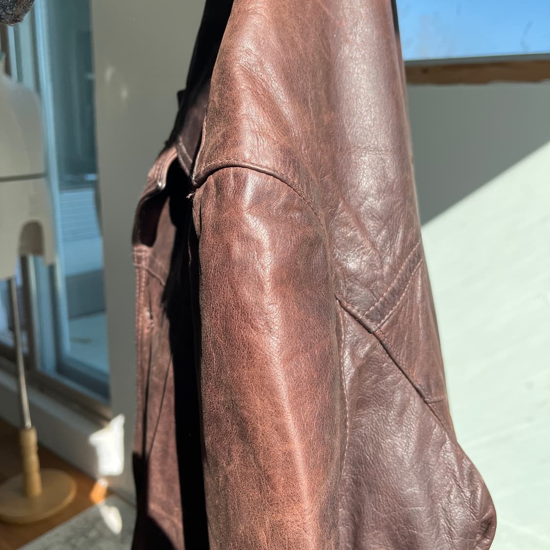 90s 말보로 클래식 이태리 메이드 레더 필드자켓 상품이미지7