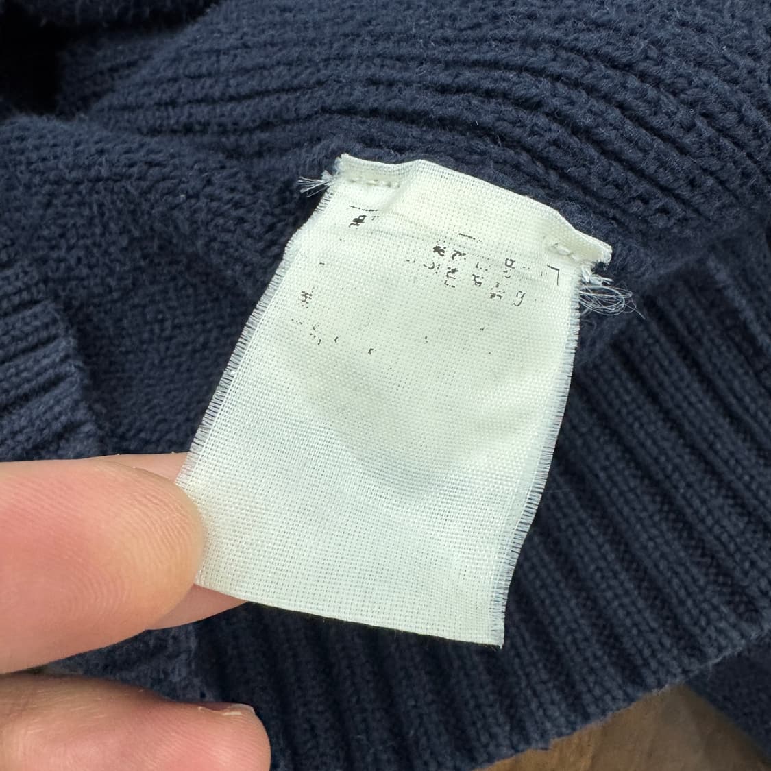 M 폴로 랄르포렌 빅포니 네이비 투웨이 니트 집업 상품이미지7