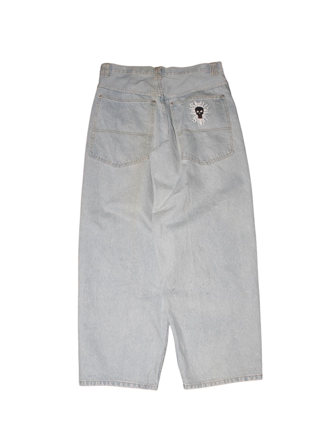Skull Soul Overfit Wide Light Denim  상품이미지1