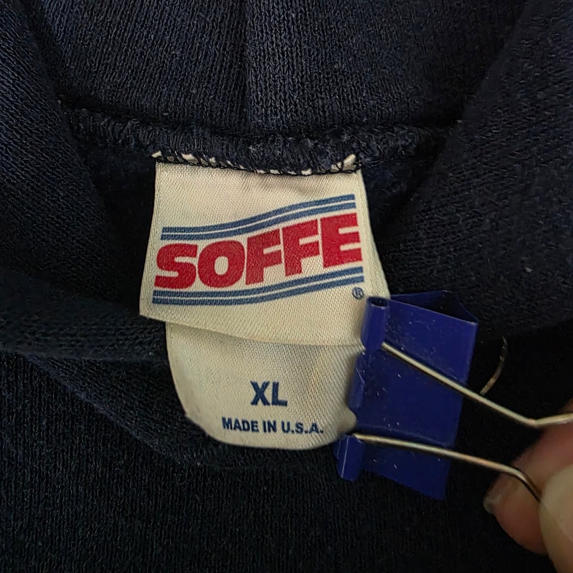 [XL] 90s USA 네이비 USN NAVY 빈티지 후드티 상품이미지6