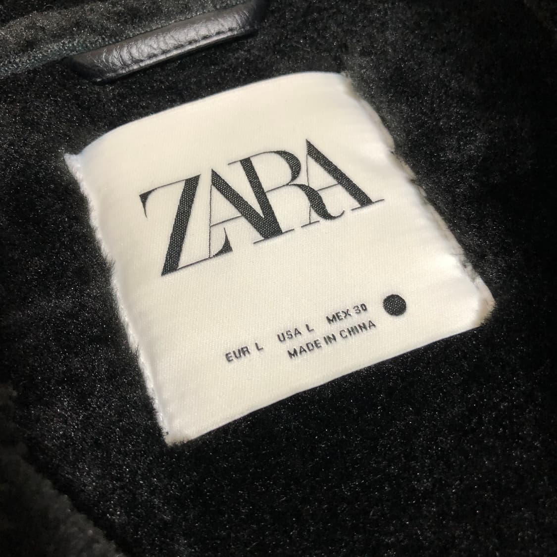 자라 무스탕 점퍼 L 상품이미지2