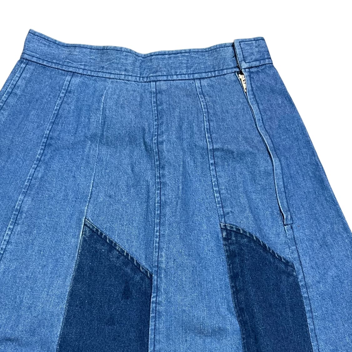 Japanese Vintage Patchwork Denim Skirt 상품이미지3