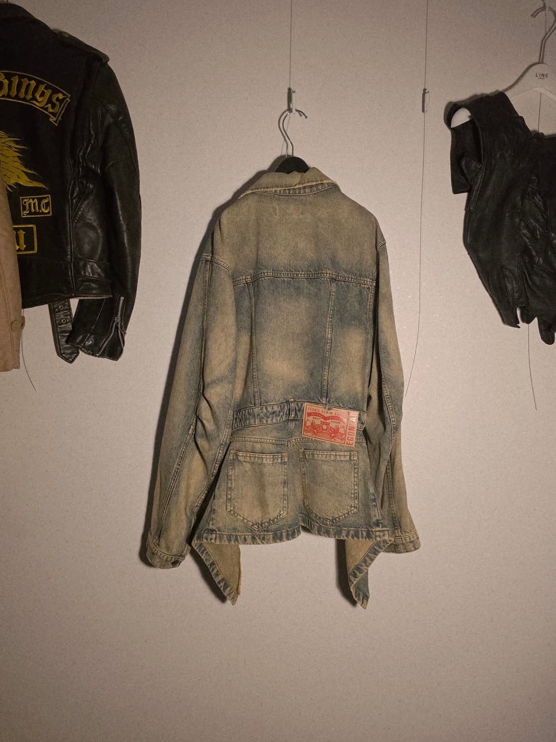 Egonlab cutout denim jakcet 상품이미지1