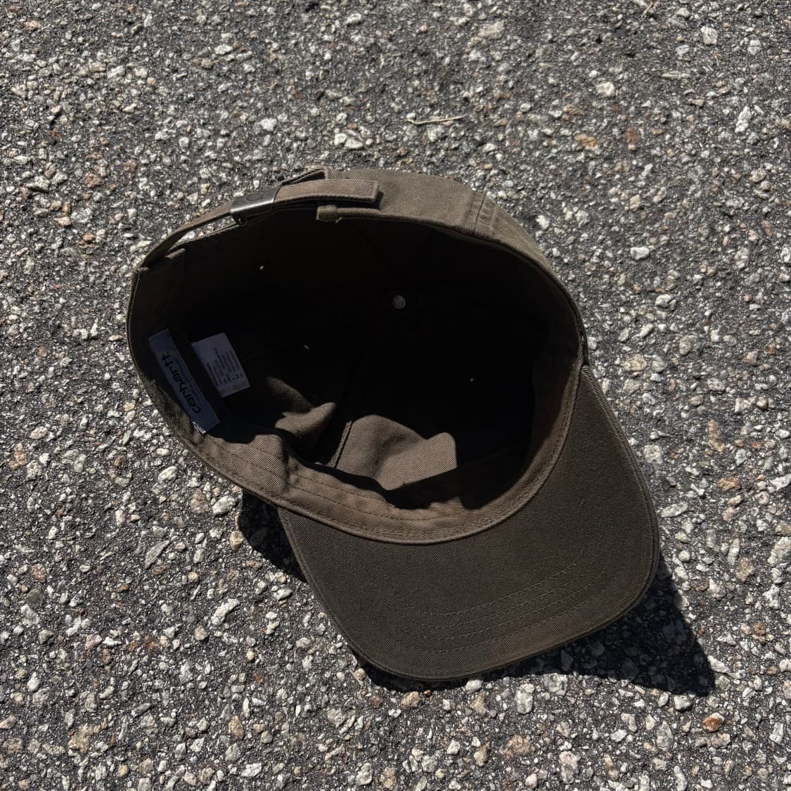 Carhartt WIP 칼하트 카키컬러 볼캡 상품이미지3
