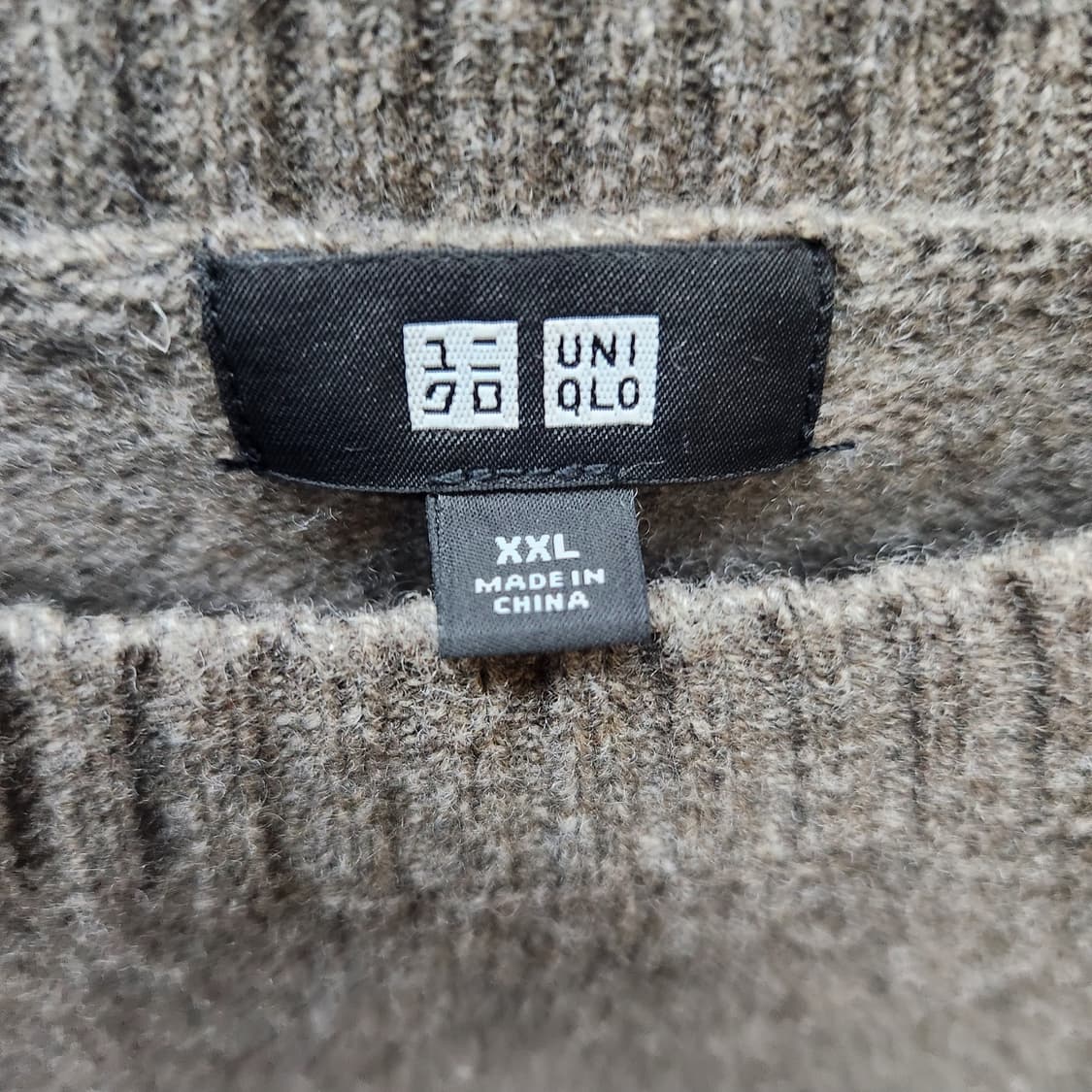 유니클로 아가일패턴 니트 XXL(XL) 상품이미지4
