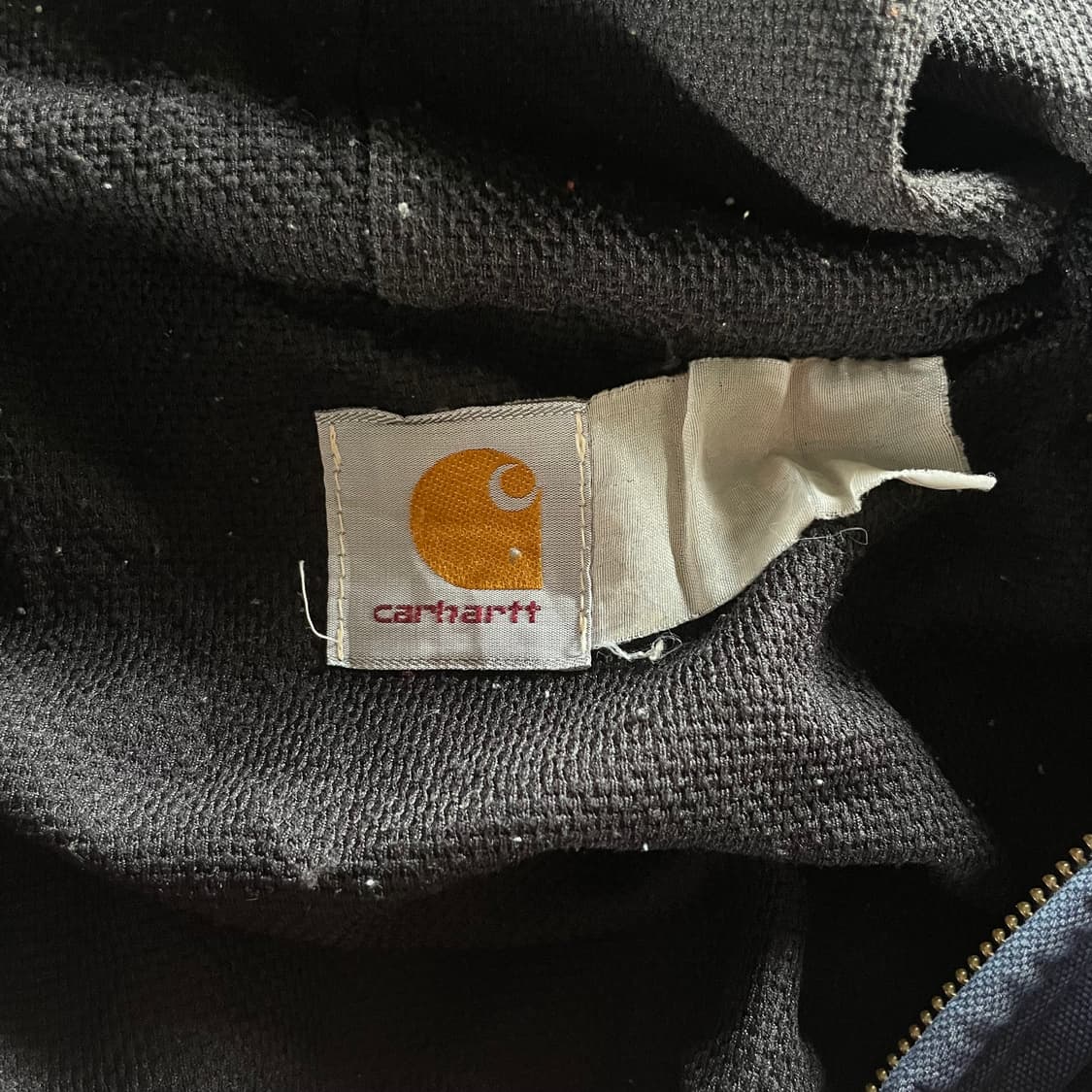 80s~90s 빈티지 칼하트 네이비 액티브 워크 자켓 상품이미지8
