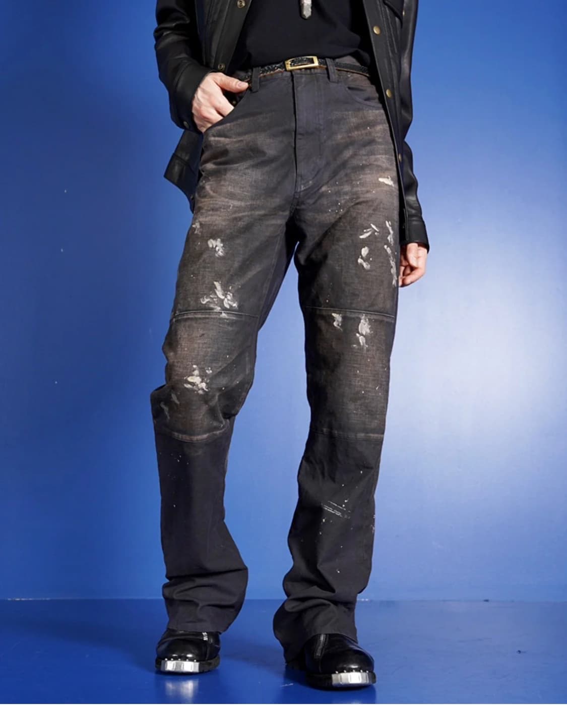 Kamiya serge paint pants L 판매 30-32 사이즈 상품이미지2