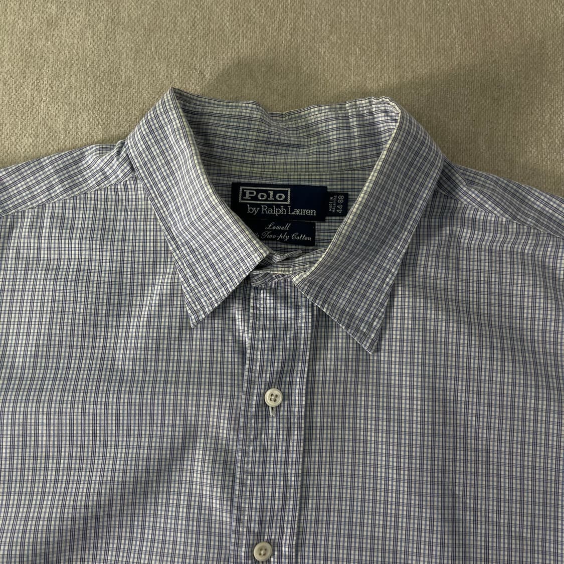 105 폴로랄프로렌 빈티지 체크 코튼 셔츠 상품이미지2