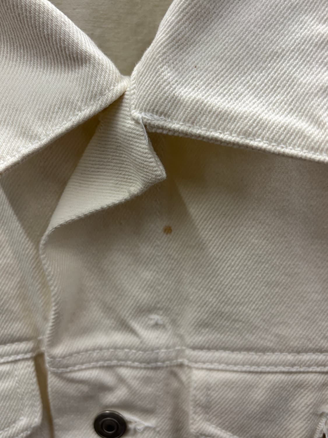토니웩 화이트 데님 자켓 XL 상품이미지4