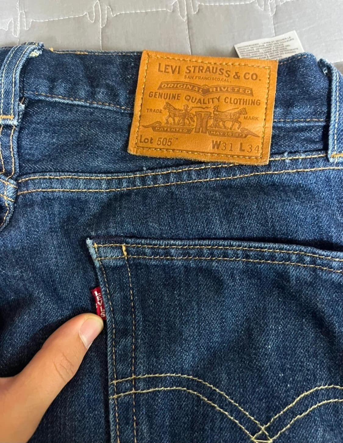 리바이스 505 프리미엄 made in USA 31x34사이즈 상품이미지2