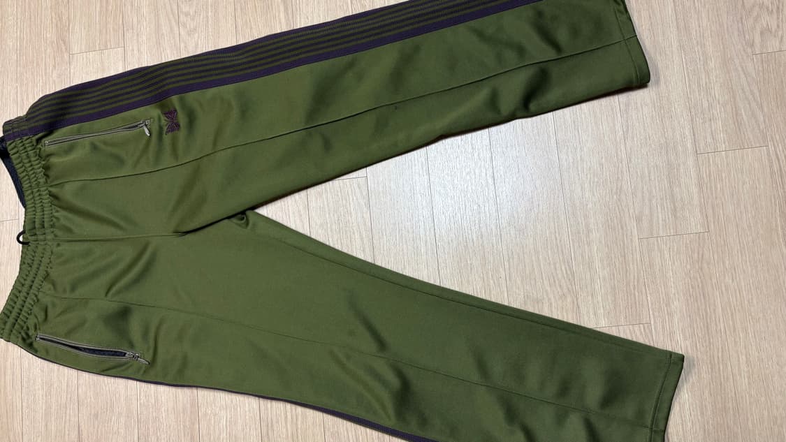 니들스 트랙팬츠 퍼플그린s 스트레이트 상품이미지2