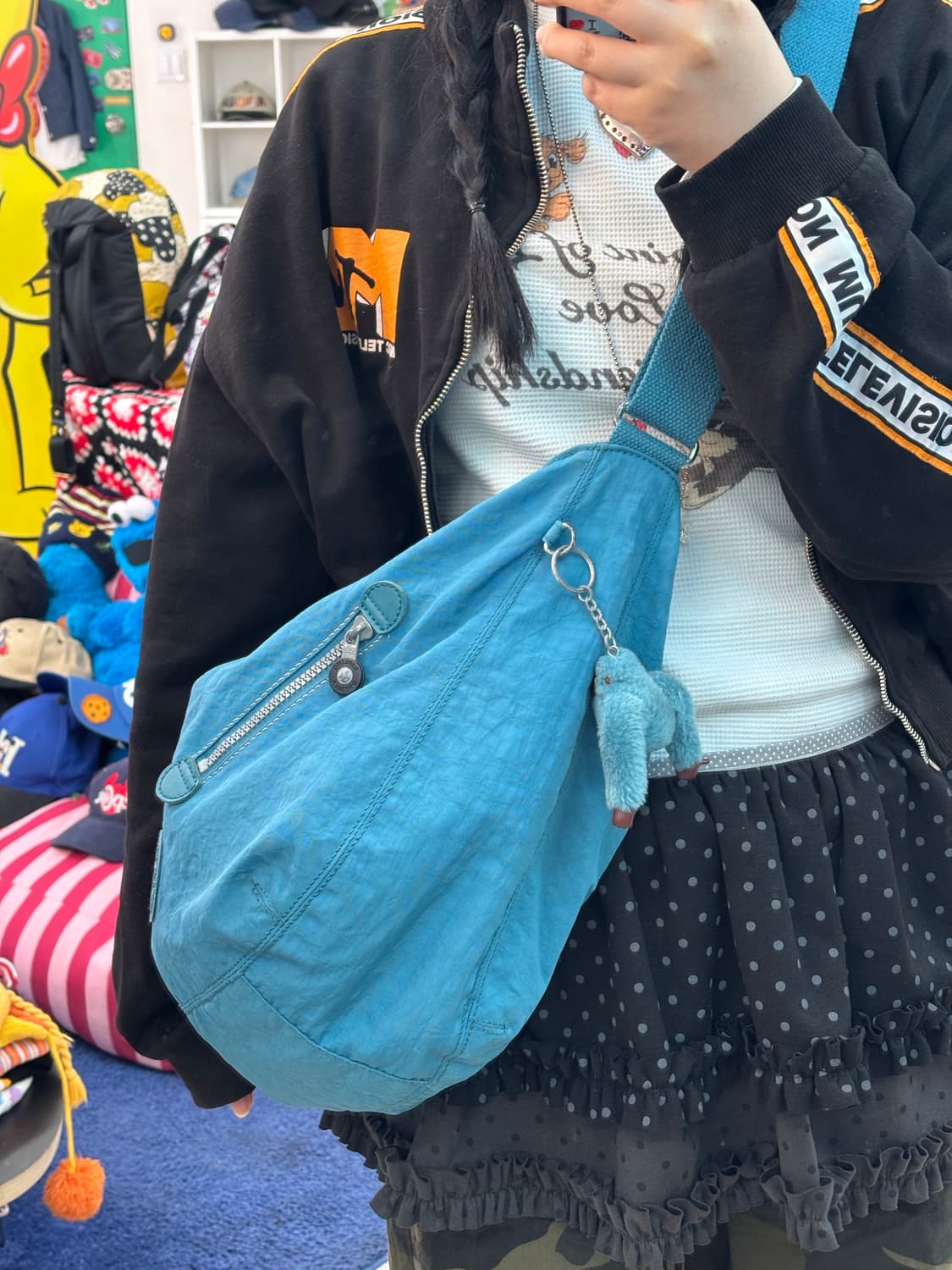 Vintage Kipling Half Circle Bag 상품이미지8