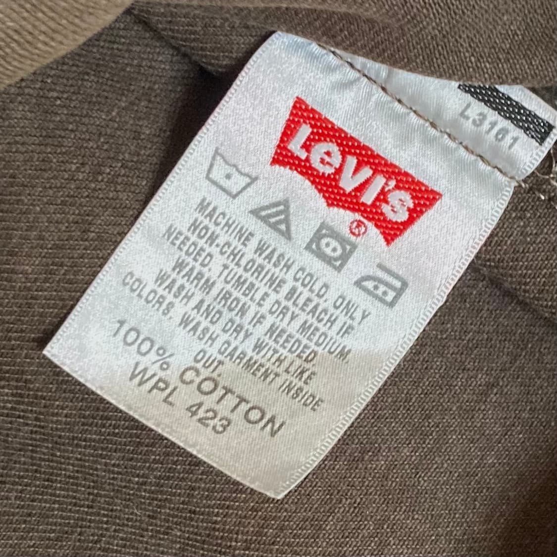 리바이스 501 브라운진 데님팬츠 W32 L32 상품이미지6