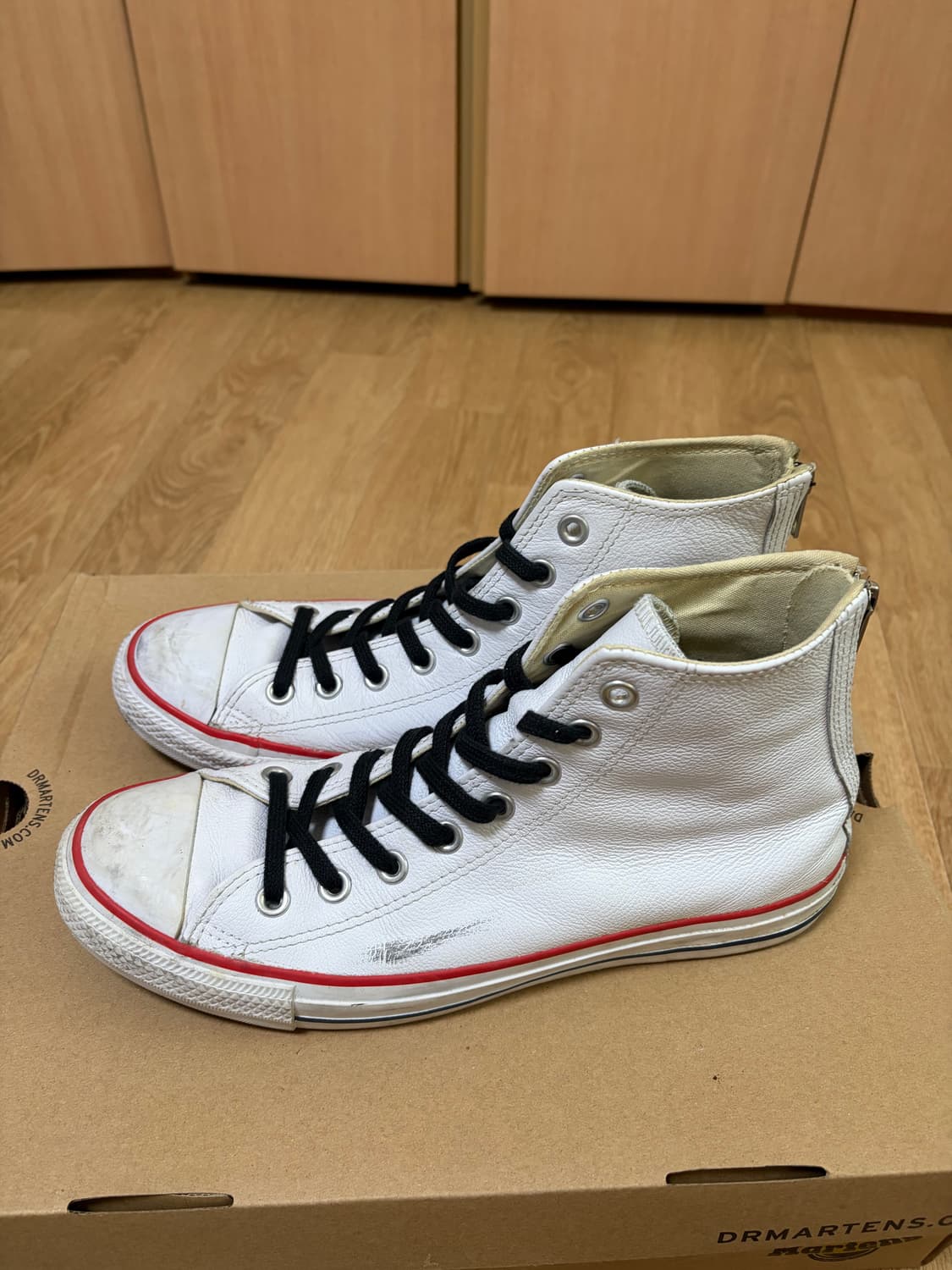 레더 화이트 지퍼 컨버스 270 상품이미지5