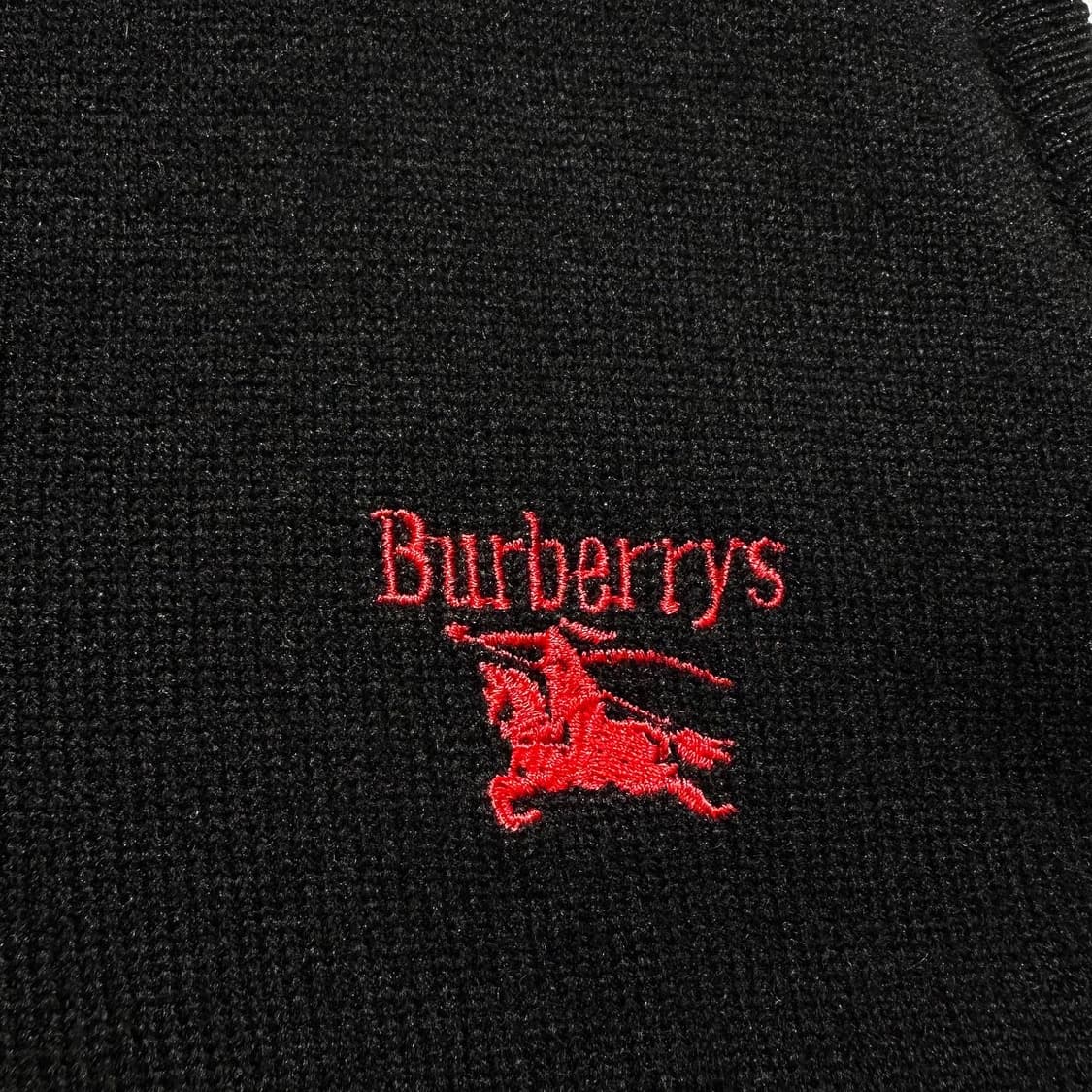 버버리 자수 로고 램스울 니트 조끼 상품이미지4