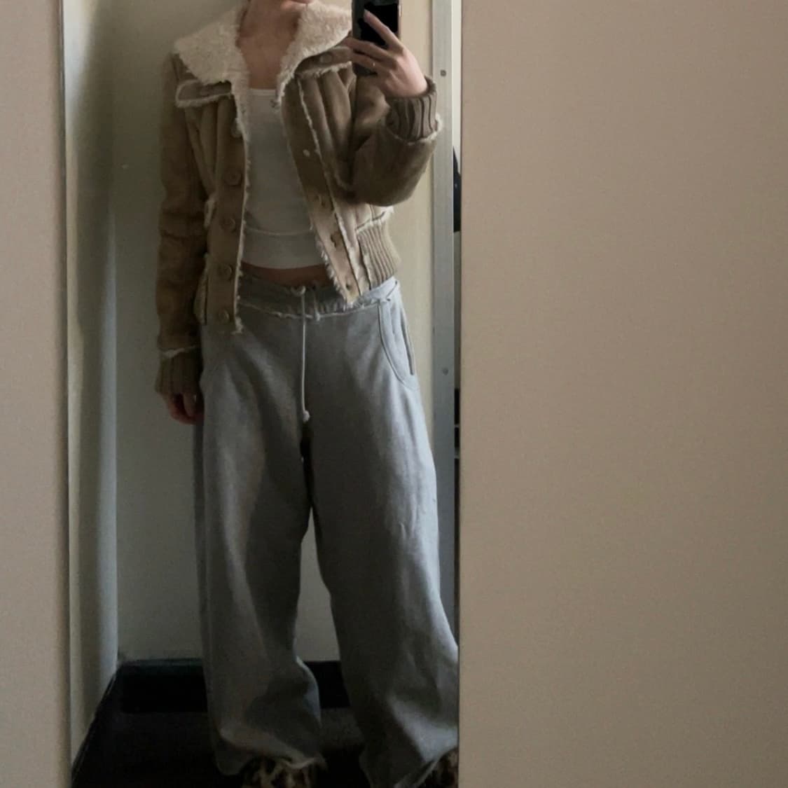 Y2k Guess suede faux fur jacket 상품이미지6