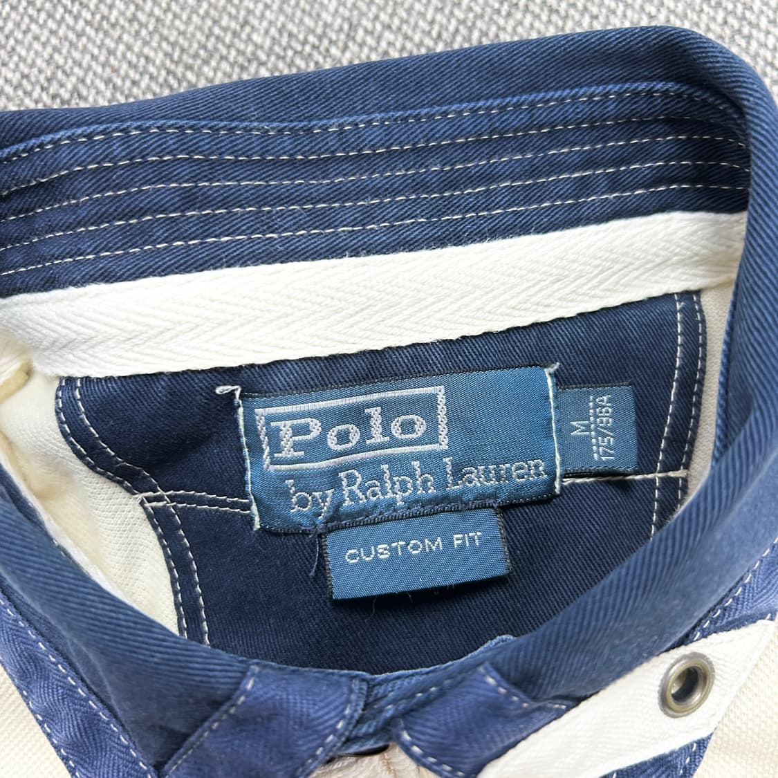 폴로 빅포니 치프키프 아이보리 럭비 카라티(M) 상품이미지2