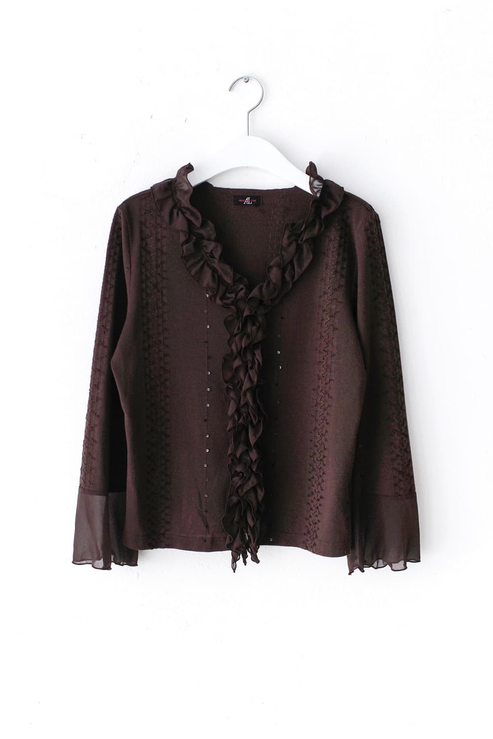 frill sequin long sleeve 상품이미지1