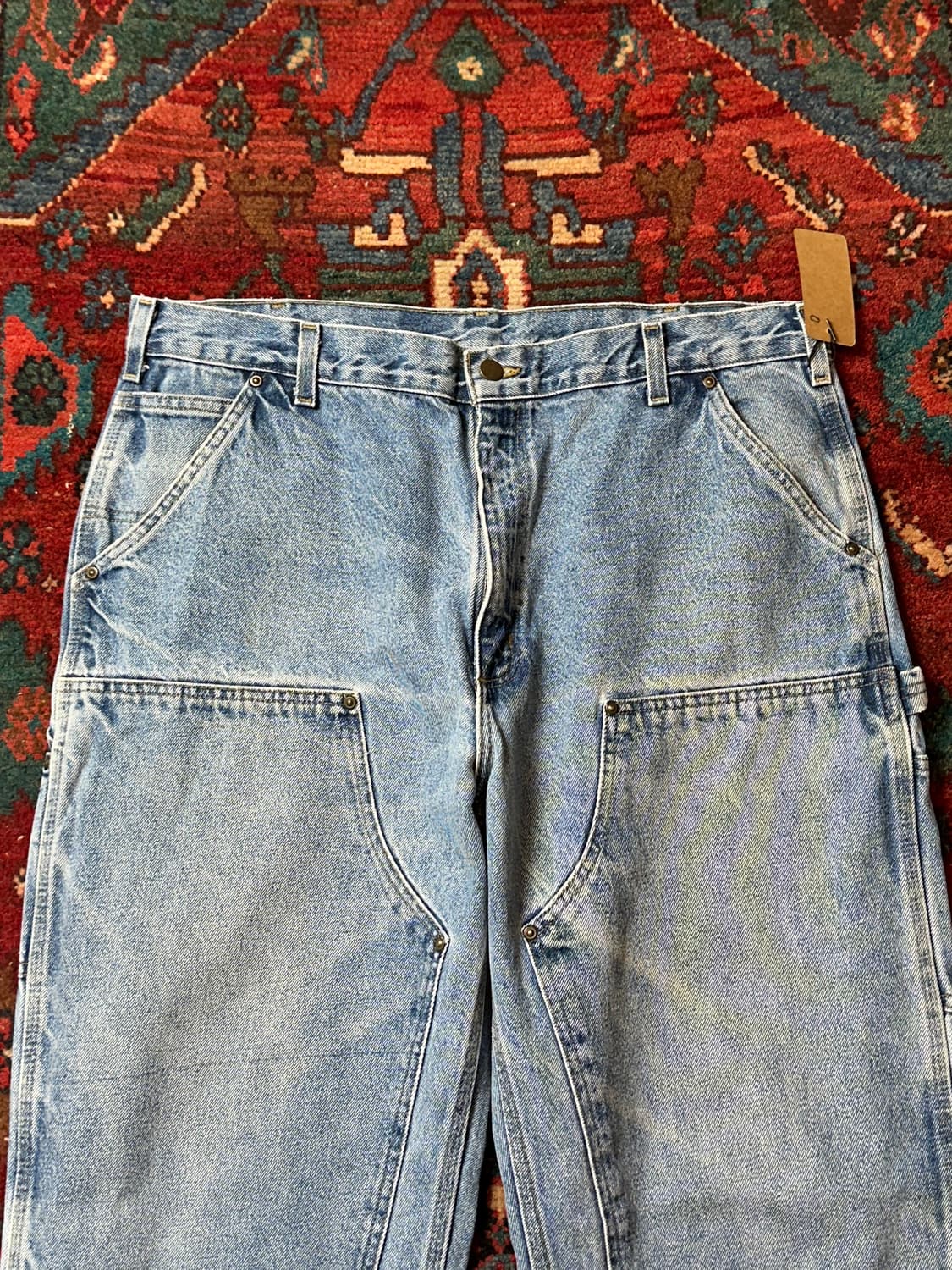 OG 칼하트 데님 더블니 팬츠 칼하트 B73 썩블니 상품이미지5