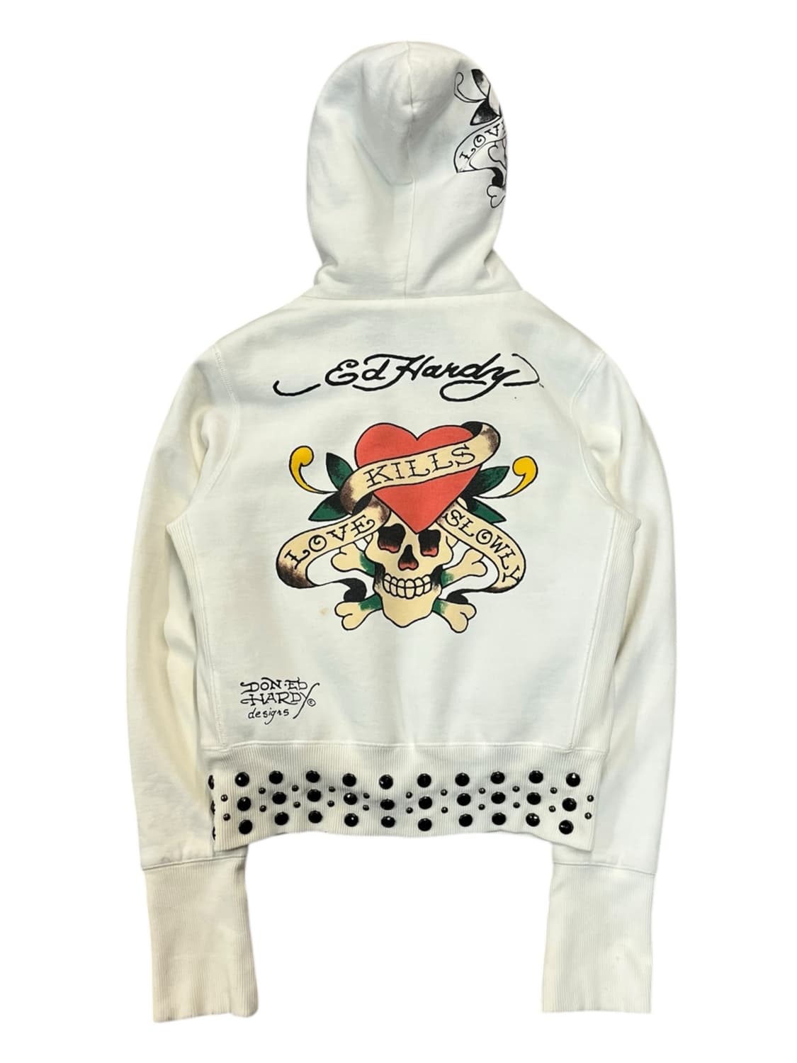 에드하디 큐빅 올드스쿨 타투 퍼 후드집업 아이보리 #csz2073 상품이미지4